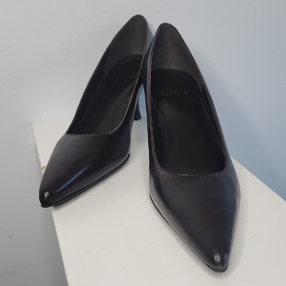 Stuart Weitzman Brown Leather Heels Size 6.5